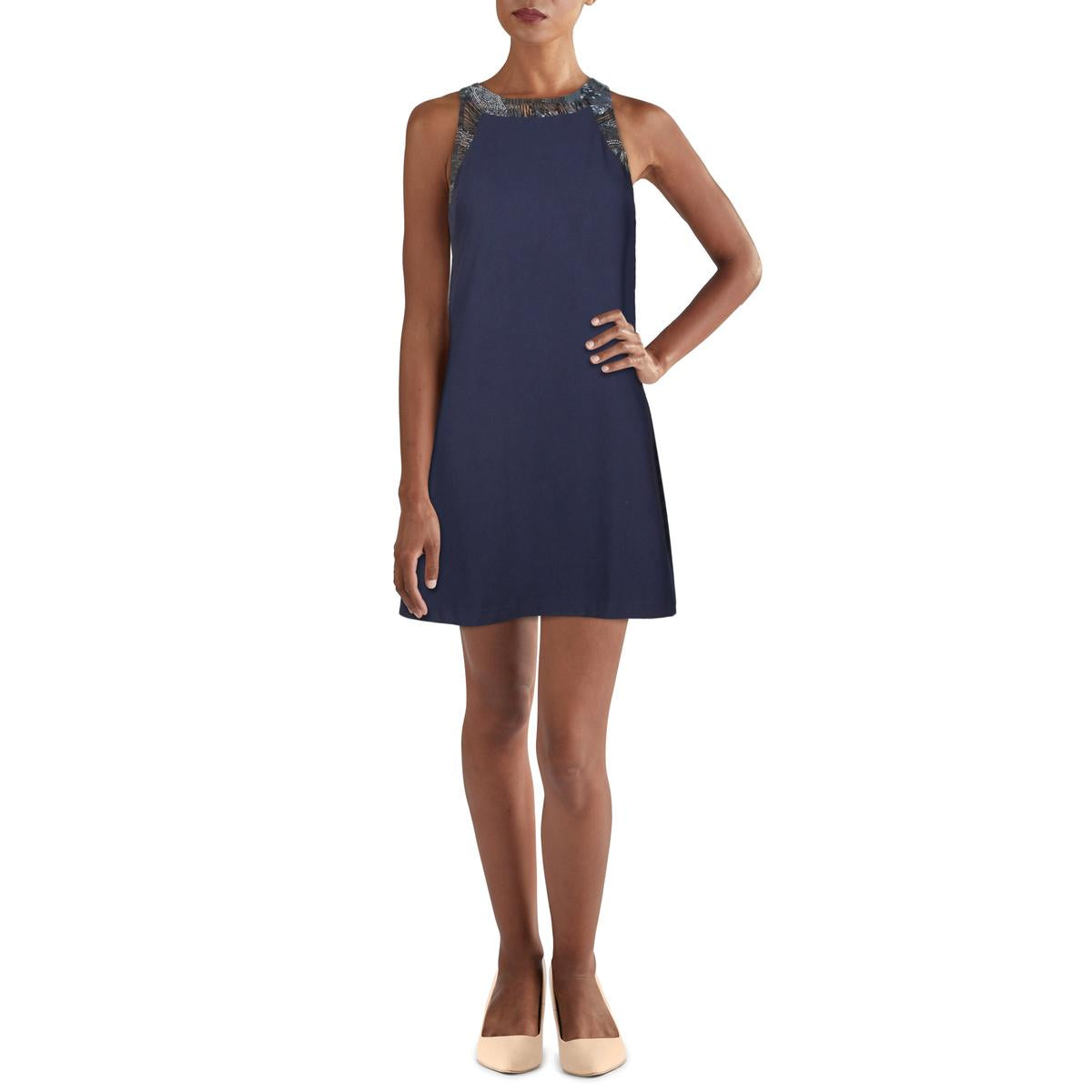 Beaded Mini Cocktail Dress