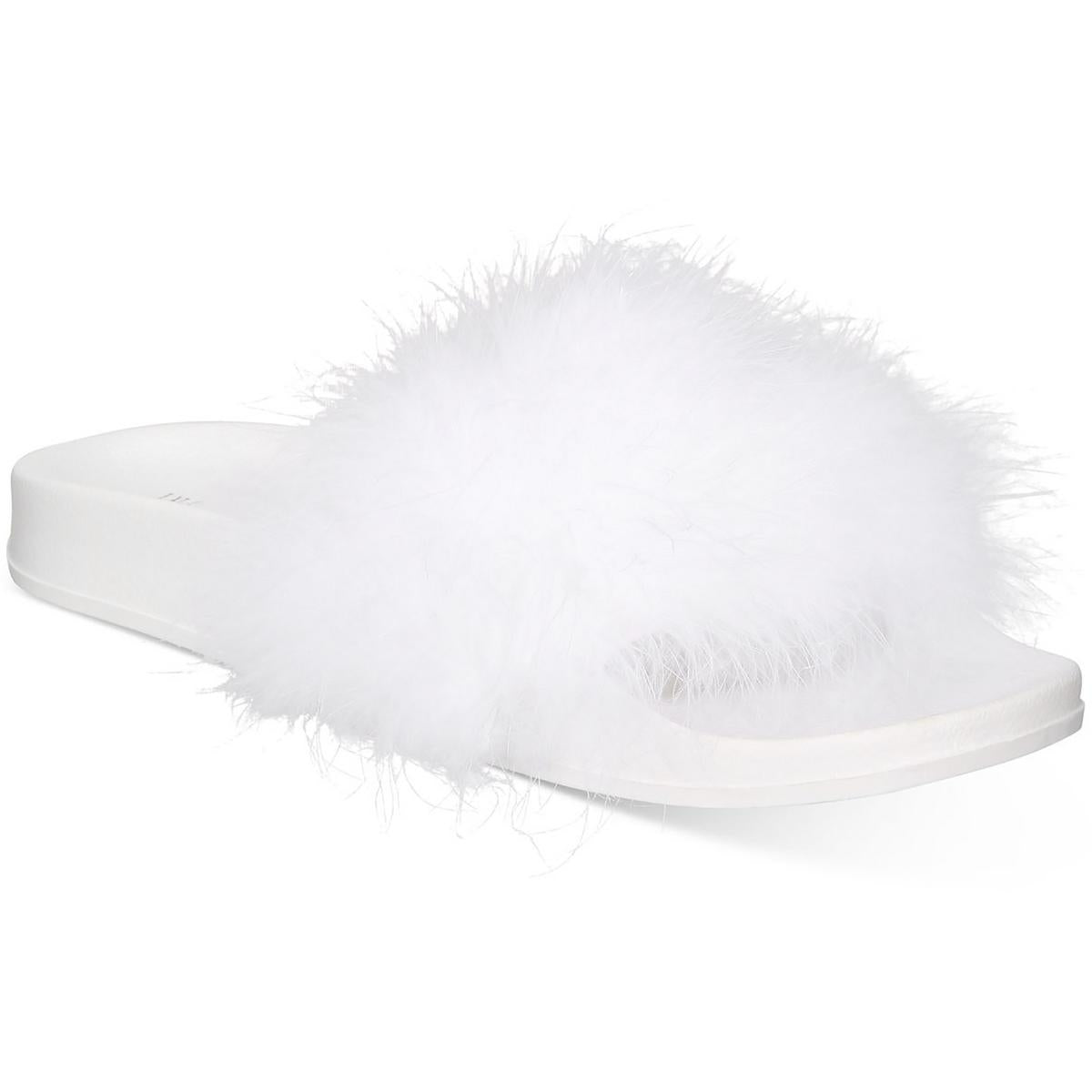 Turkey Feathers Feathers Slide Sandals