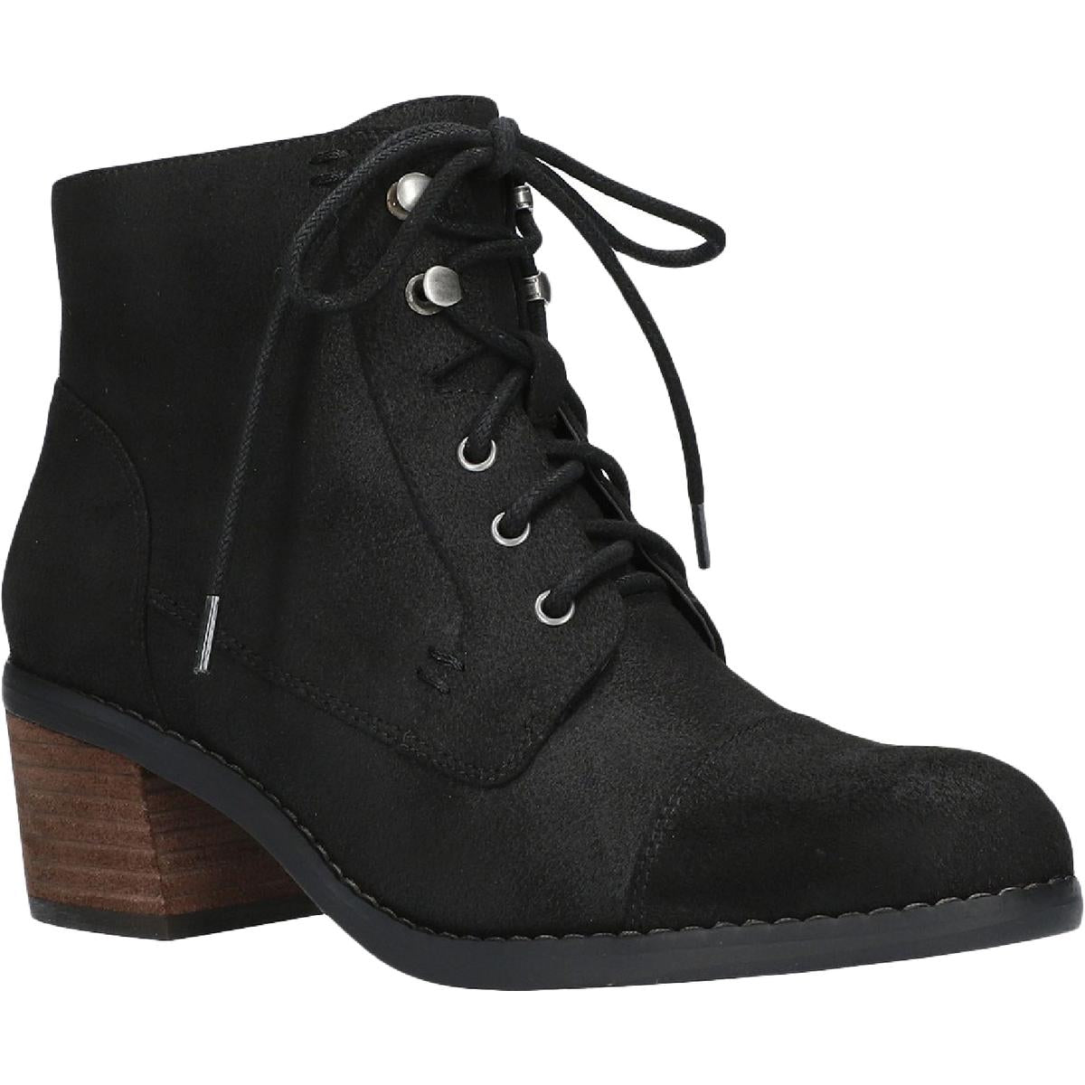 Sarina Padded Insole Ankle Combat & Lace-up Boots
