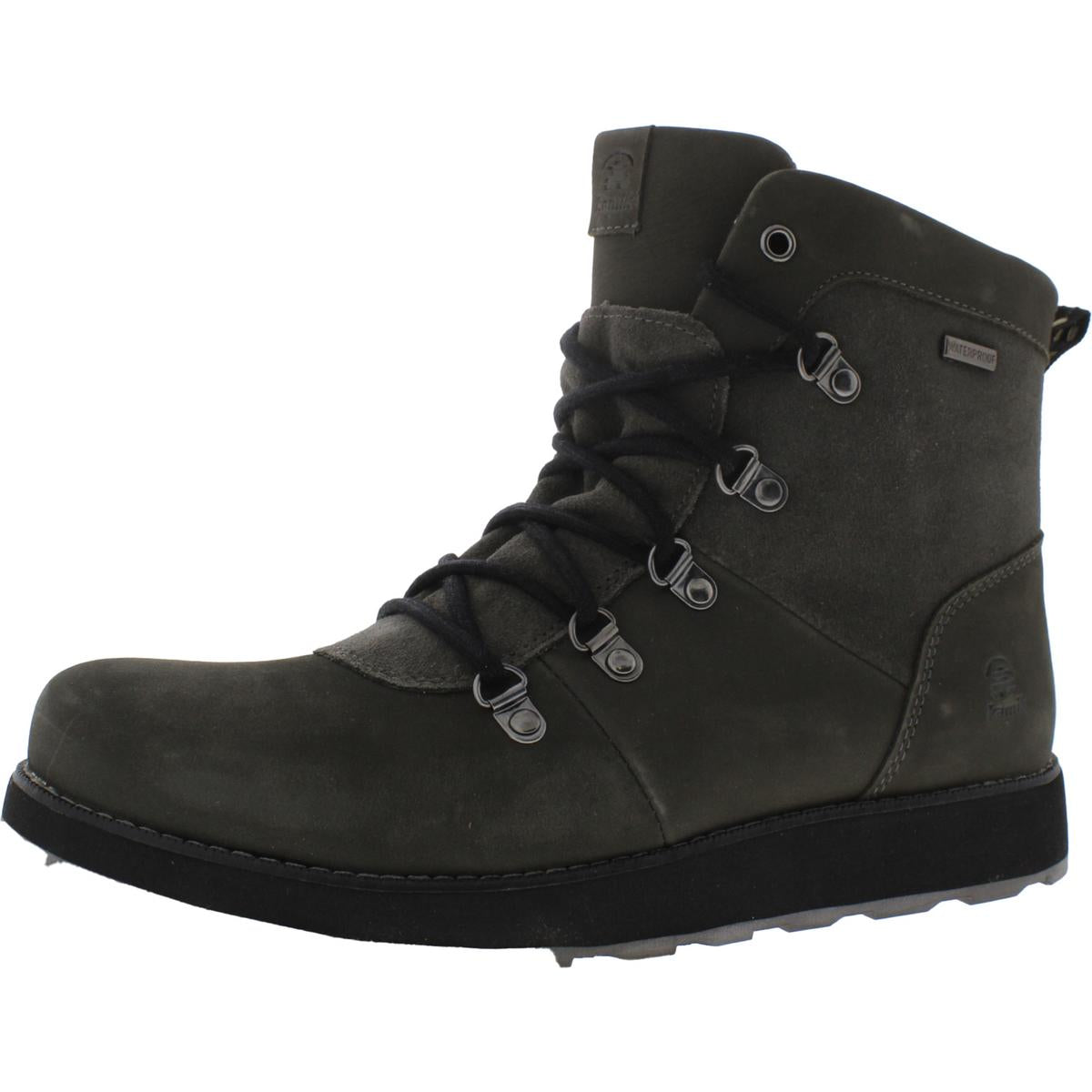 Ariello Leather Waterproof Combat & Lace-up Boots