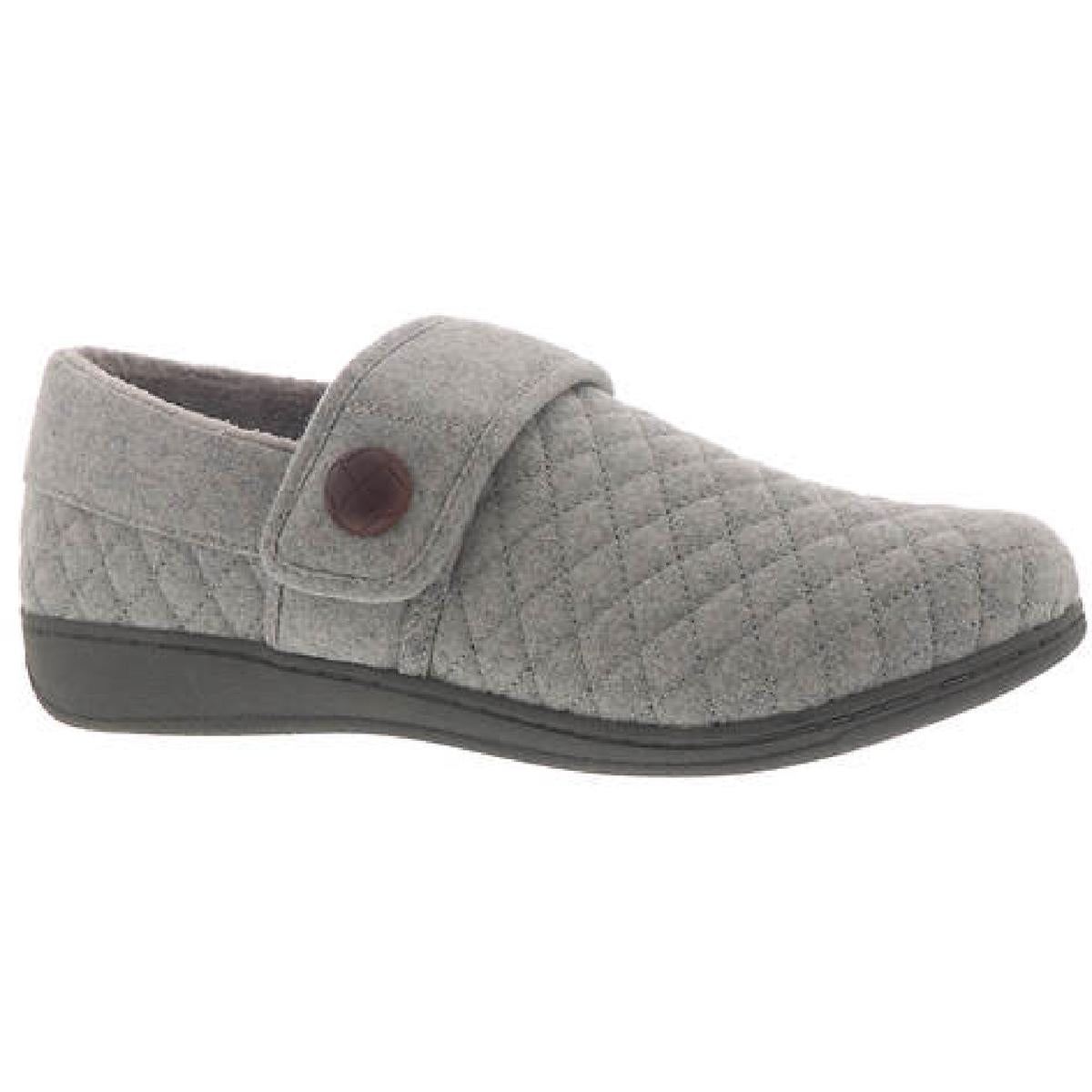 Jackie Quilted Flannel Loafer Slippers