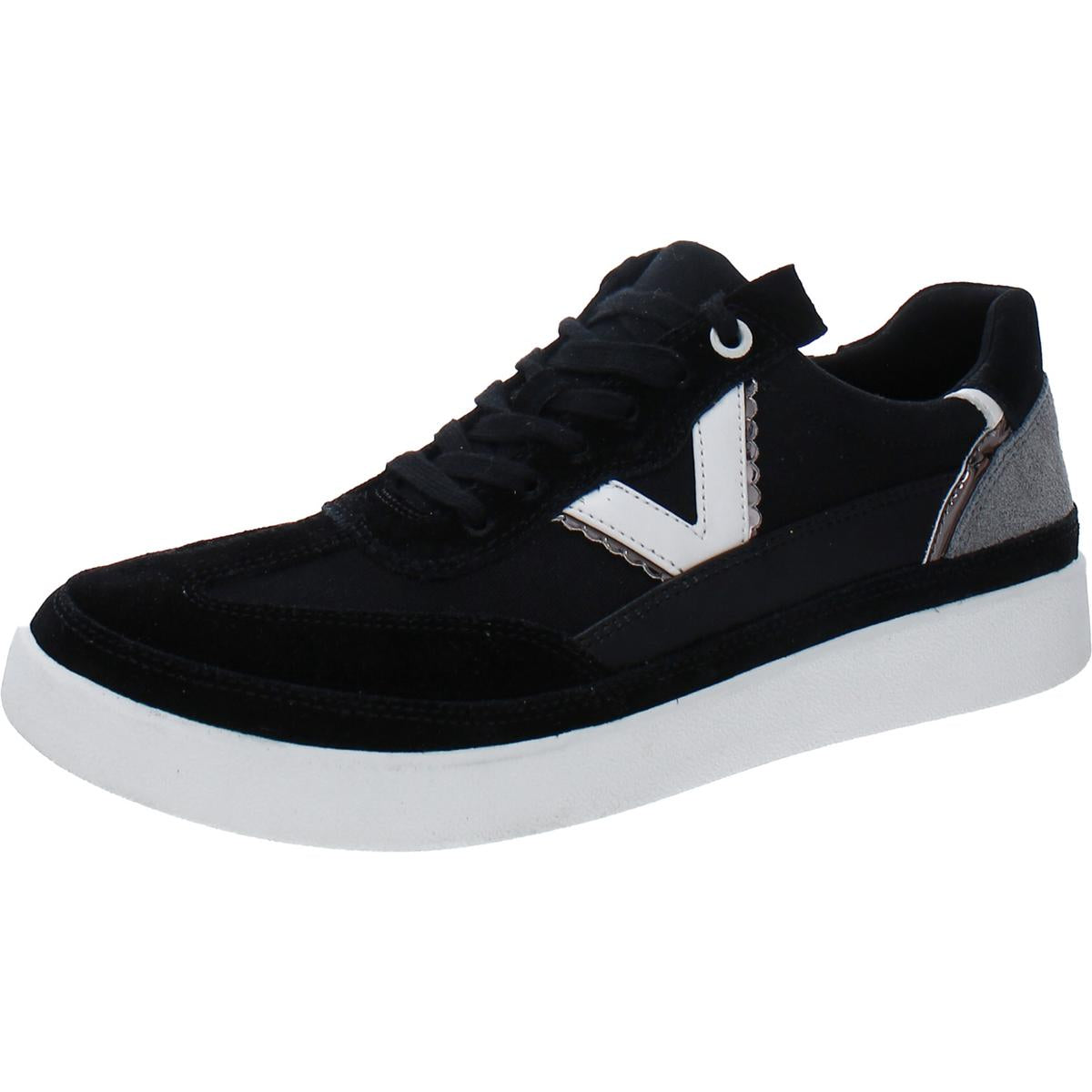 Mylie Canvas Leather Trim Casual and Fashion Sneakers