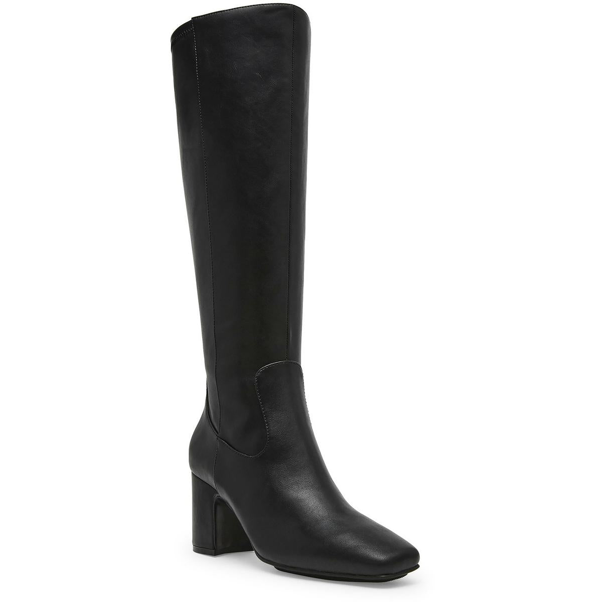 Toronto Wide Calf Faux Leather Knee-High Boots