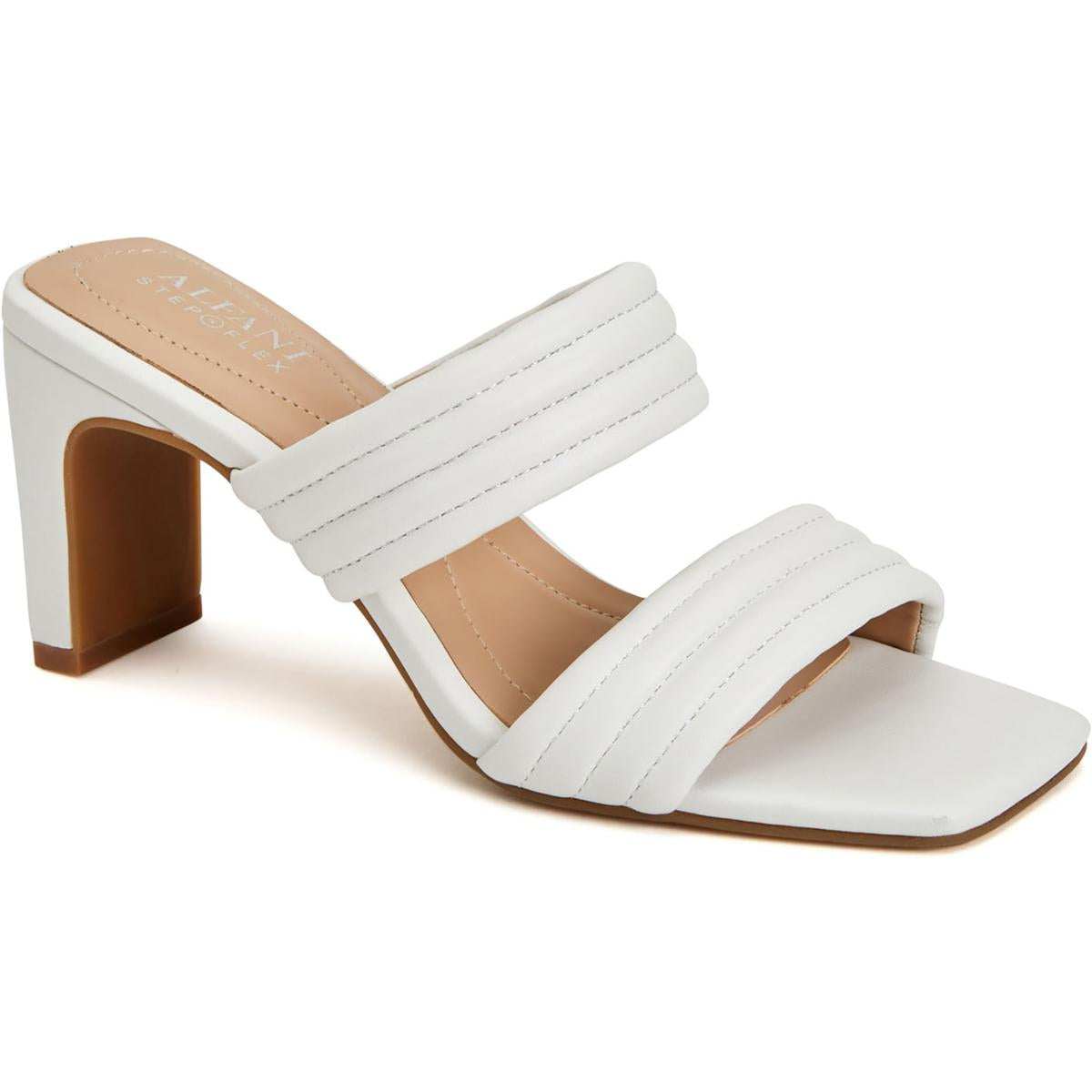 Stantonn Leather Strappy Block Heels