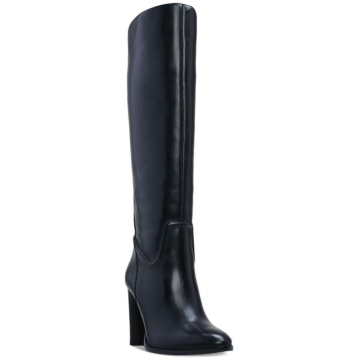 Evangee Leather Tall Knee-High Boots