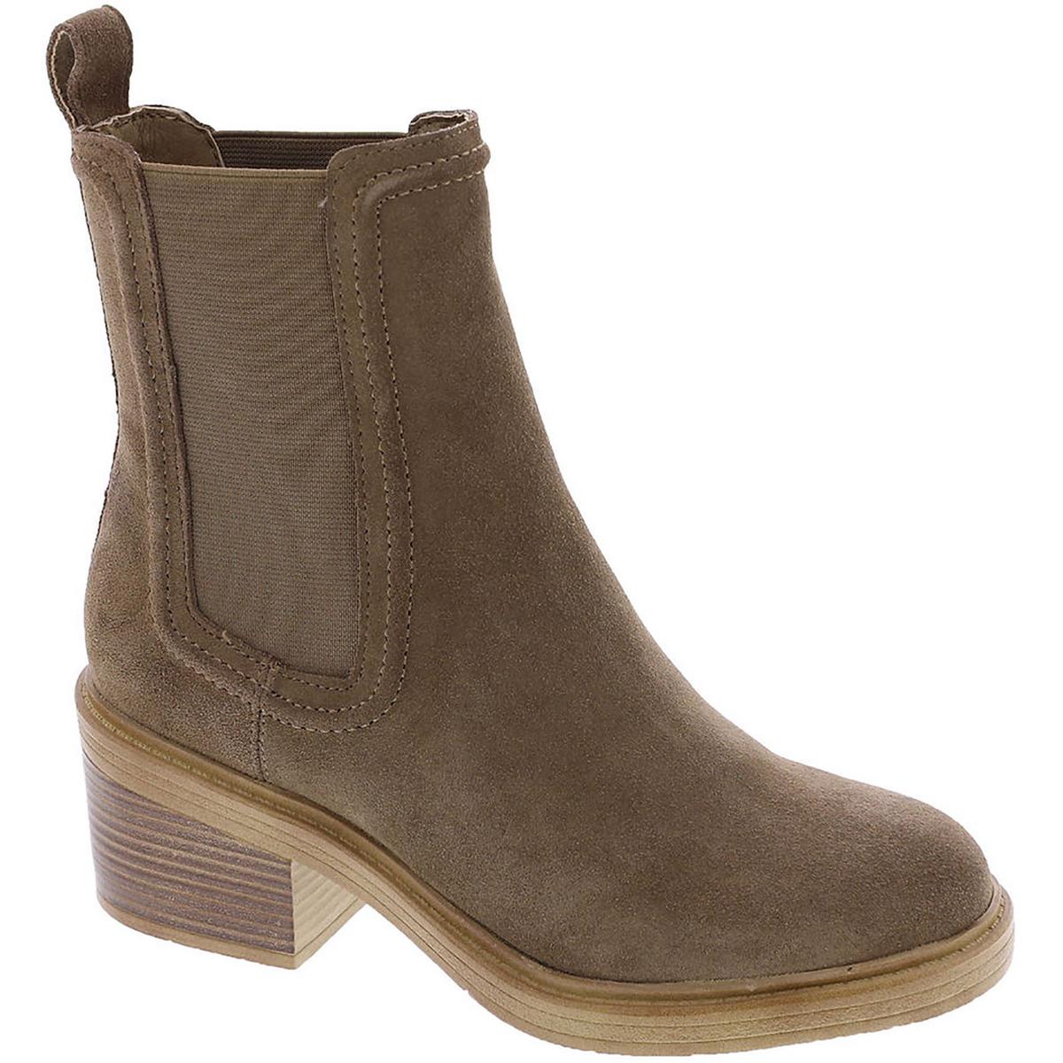 Curtsy Suede Pull On Chelsea Boots