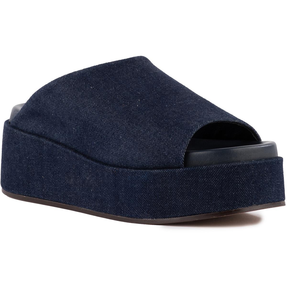 Goodies Platform Open Toe Slide Sandals