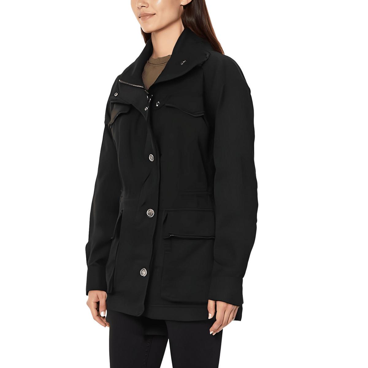 Drawstring Hem Cotton Utility Jacket