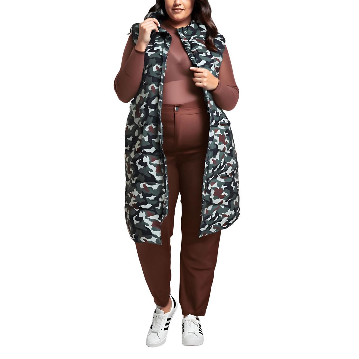 Plus Ombre Long Outerwear Vest