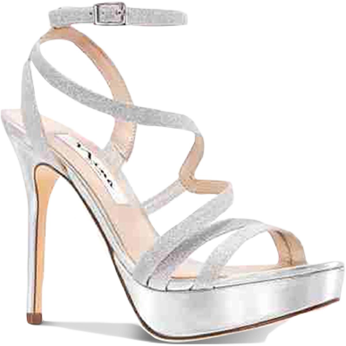 Saraya Glitter Stiletto Platform Sandals