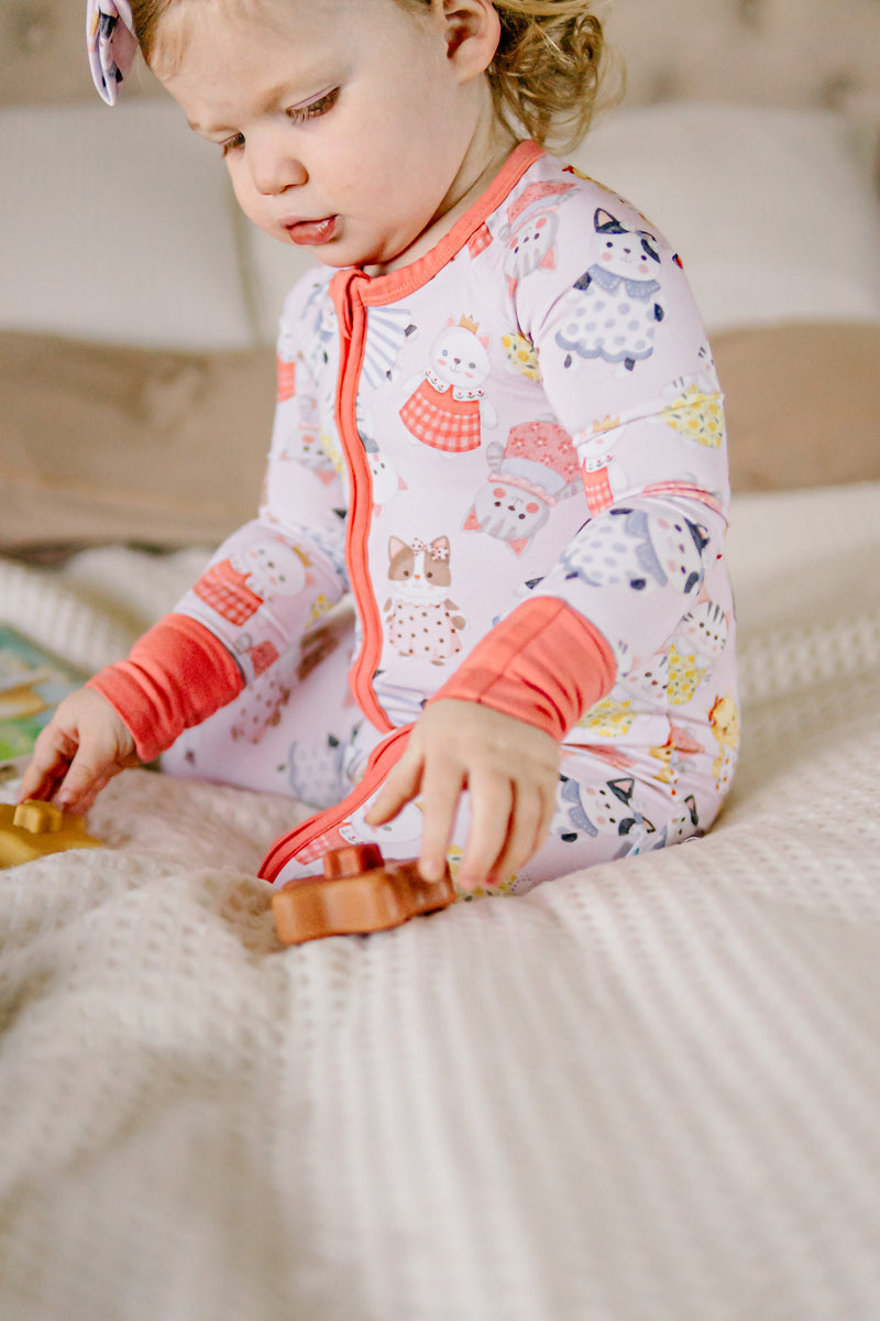 Whiskers (Pink) Romper