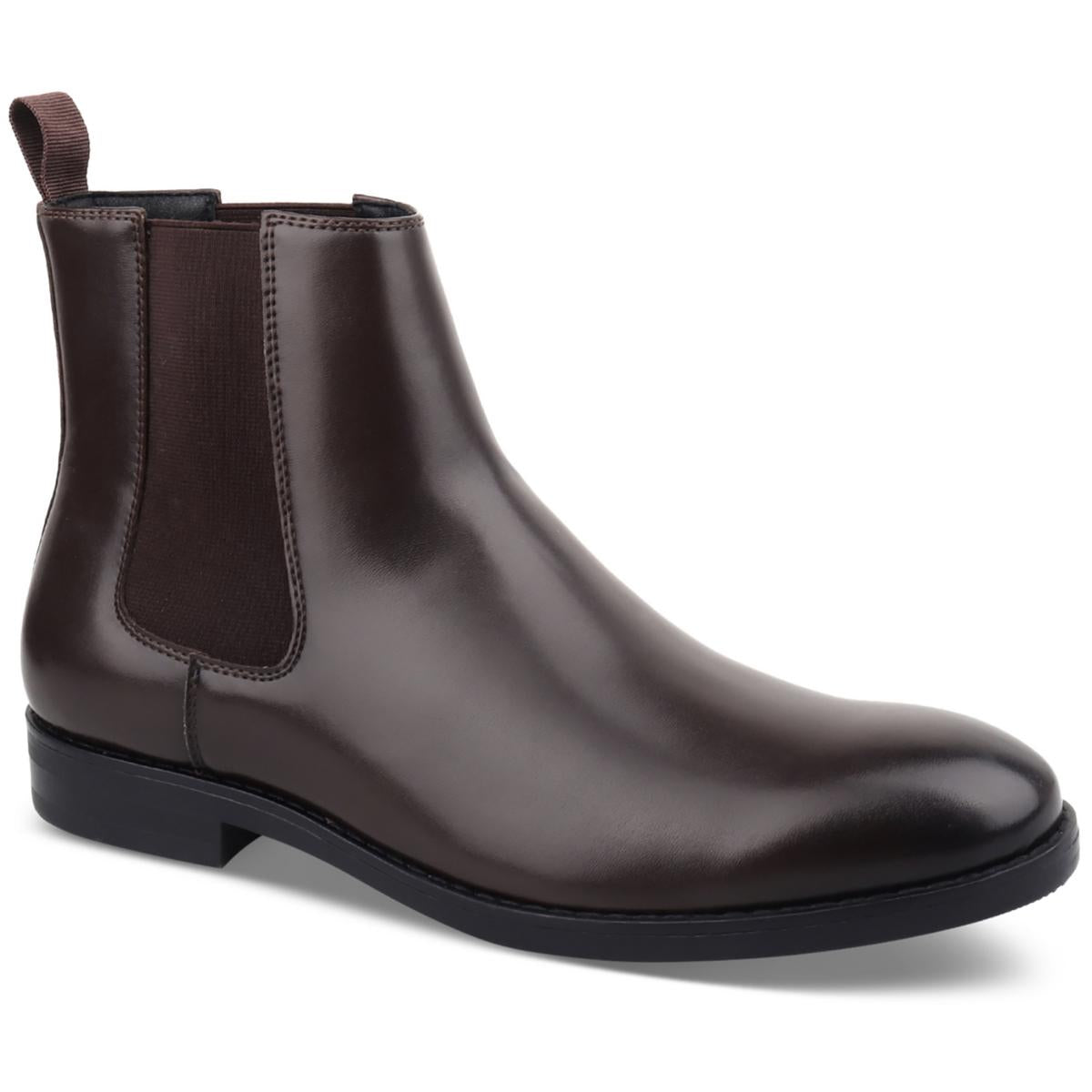 Luka 2 Faux Leather Pull On Chelsea Boots