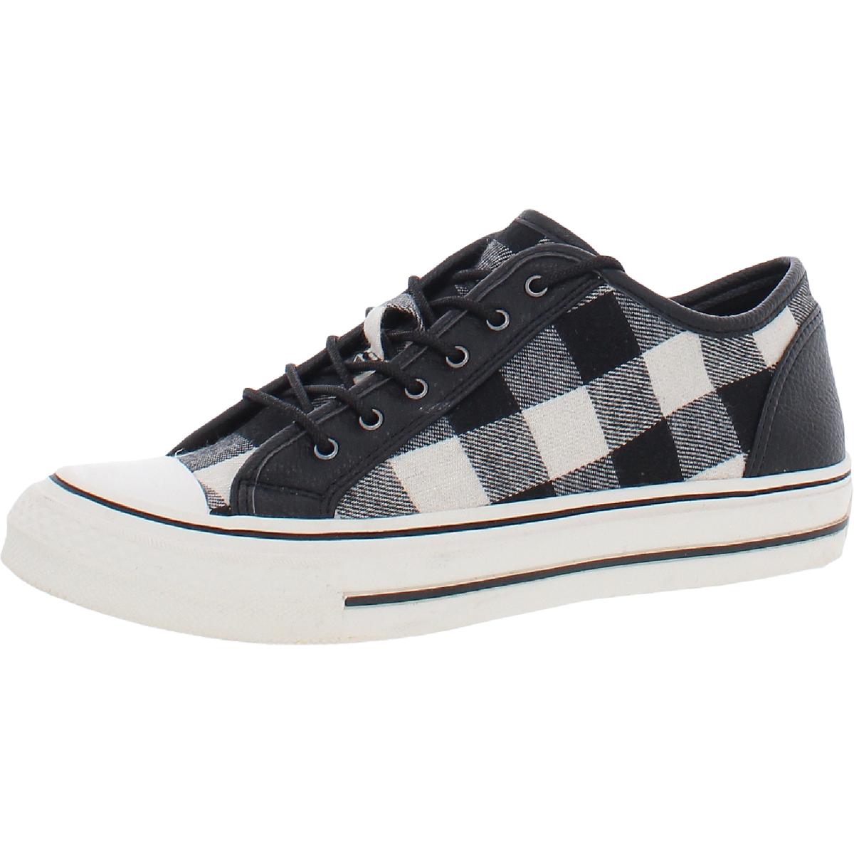 Vada Faux Leather Low-Top Casual and Fashion Sneakers