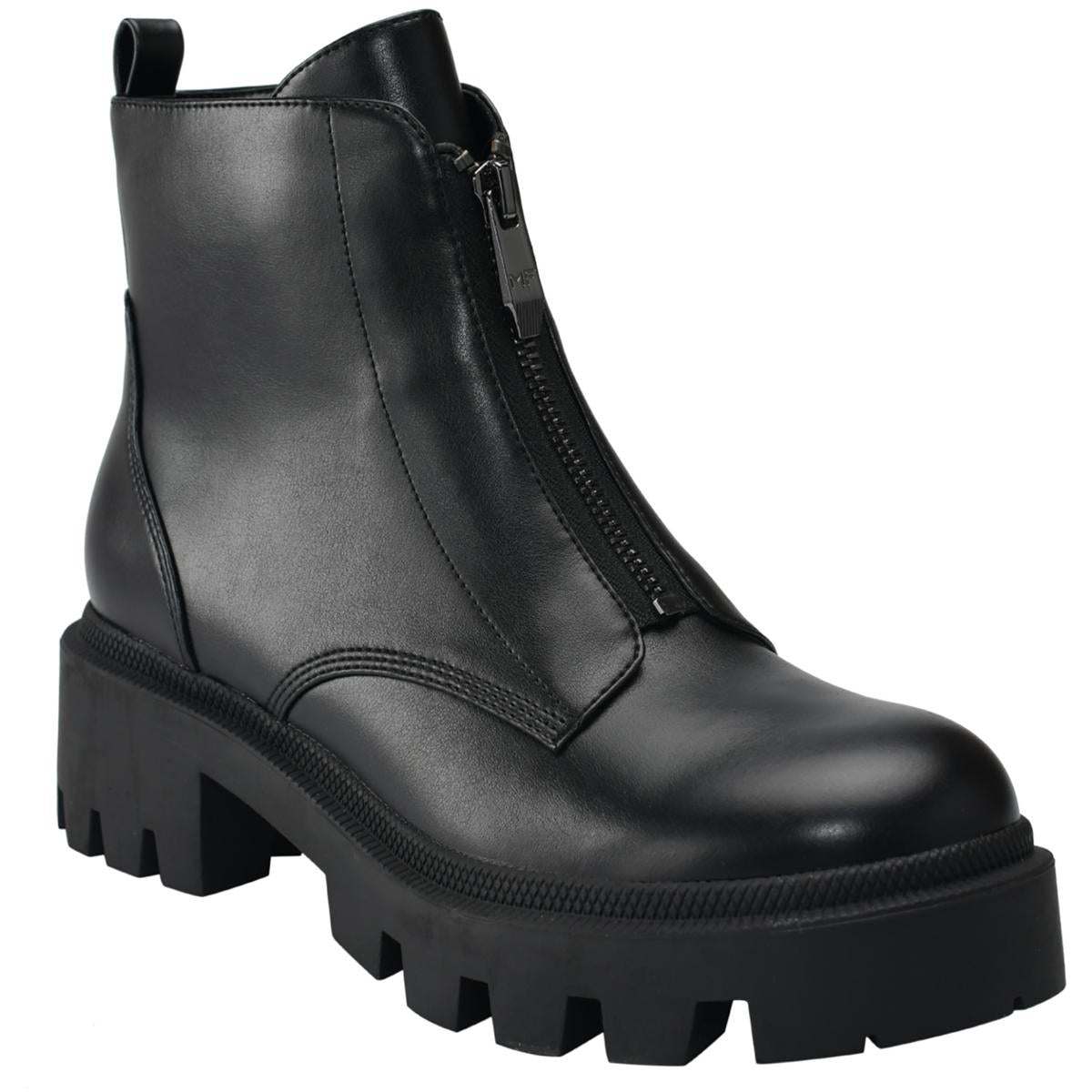 Zippa 2 Lugged Sole Zip Up Ankle Boots