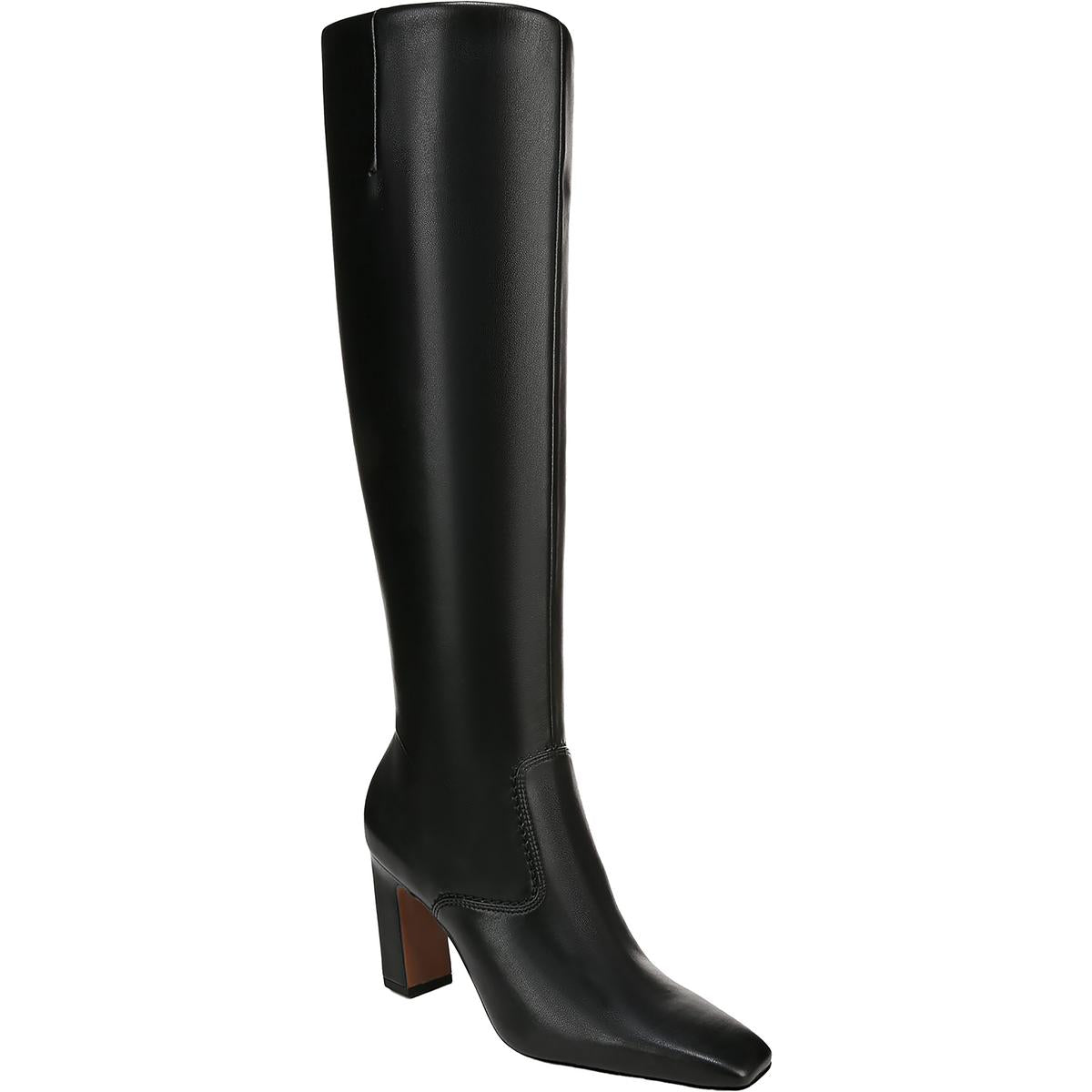 Bowman Wide Calf Faux Leather Knee-High Boots