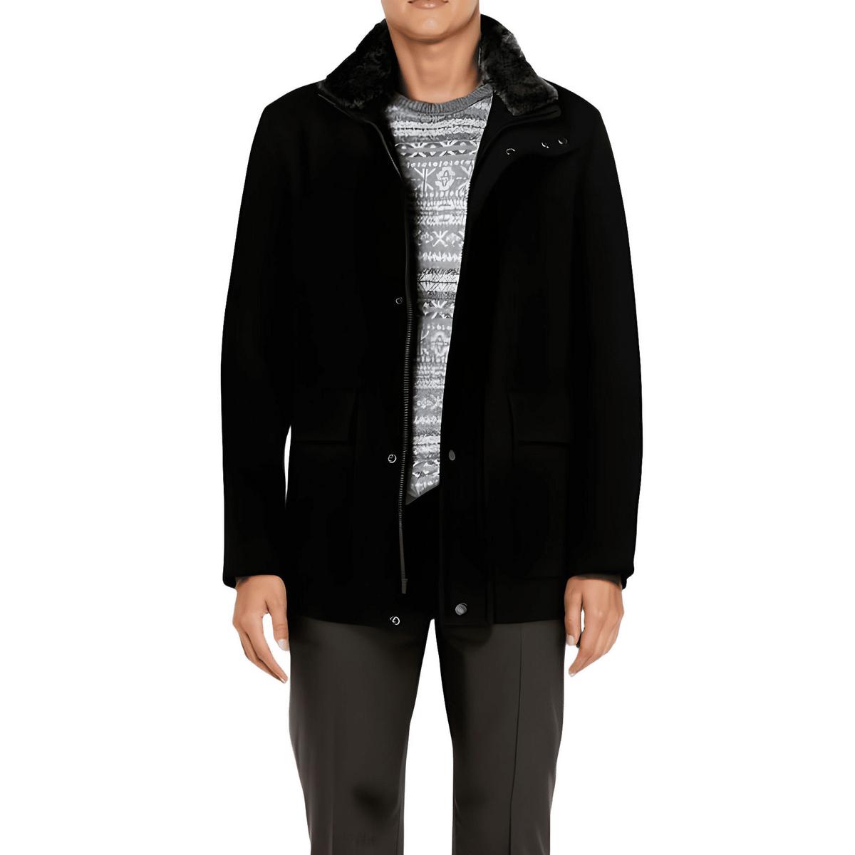 Brooks Wool Blend Car Coat Soft Shell Jacket