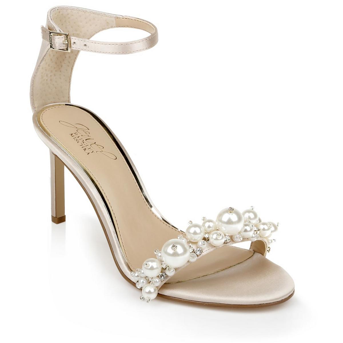 Lassie Ankle Strap Open Toe Heels