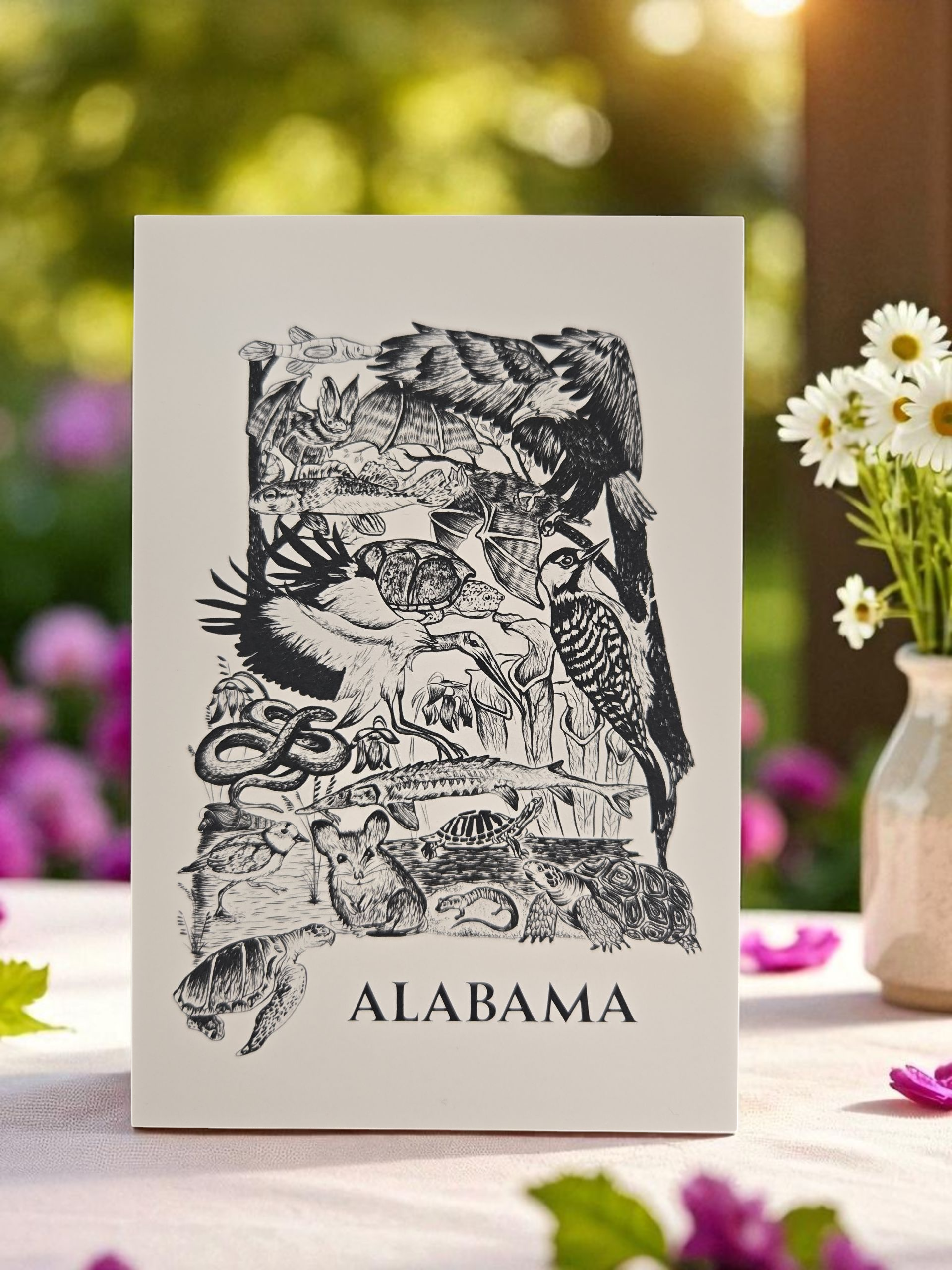 Endangered Species Postcard