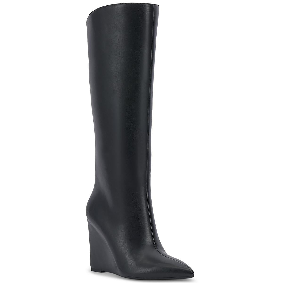 Appile Faux leather Pointed toe Knee-High Boots