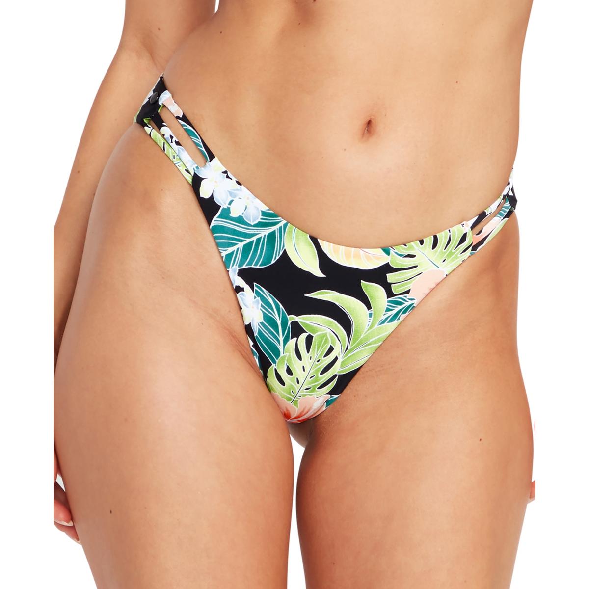 Juniors Floral Print Hipster Swim Bottom Separates