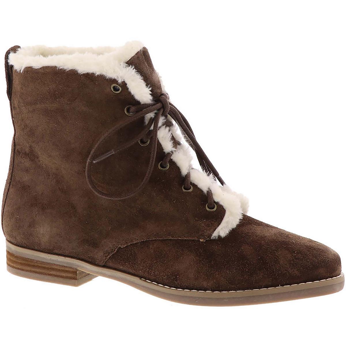 Canyon Suede Faux Fur Lined Ankle Boots