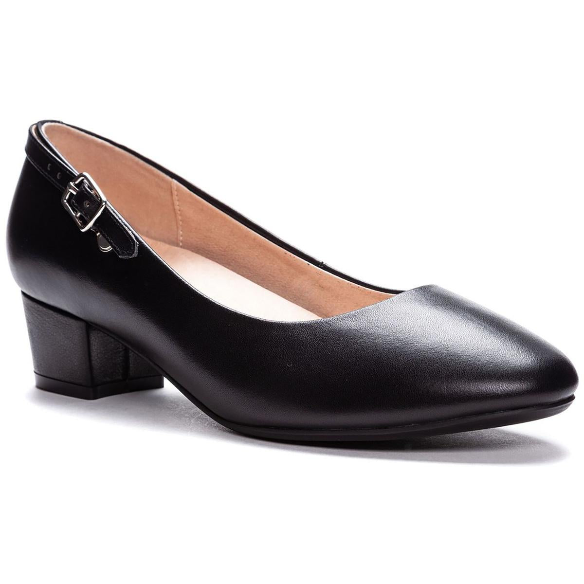 Zuri Leather Slip On Pumps