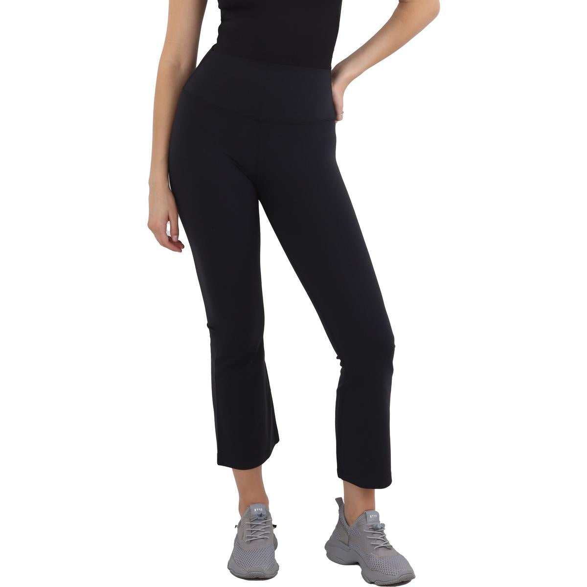 High-Waist Nylon Yoga Pants