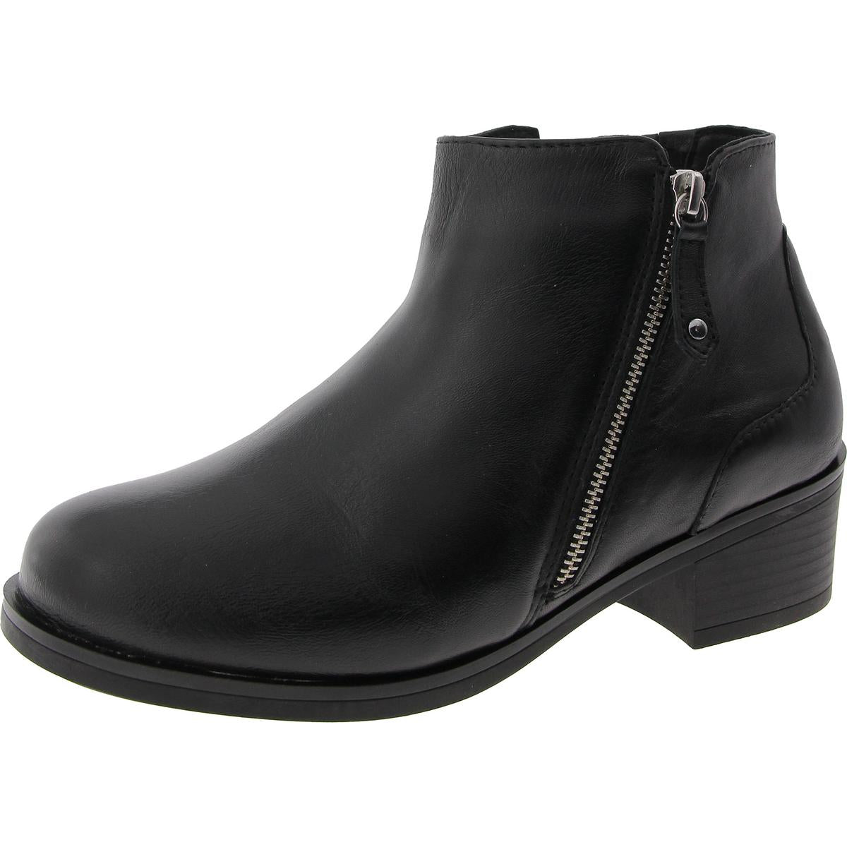 Dixon Double Zipper Ankle Boots