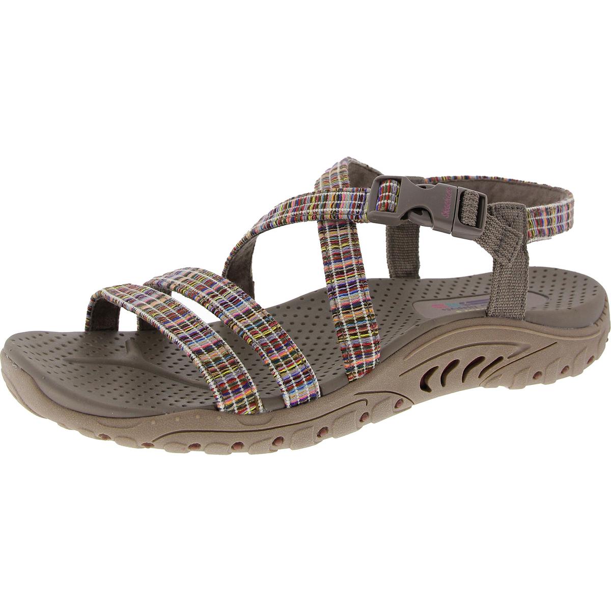 Adjustable Knit Slingback Sandals