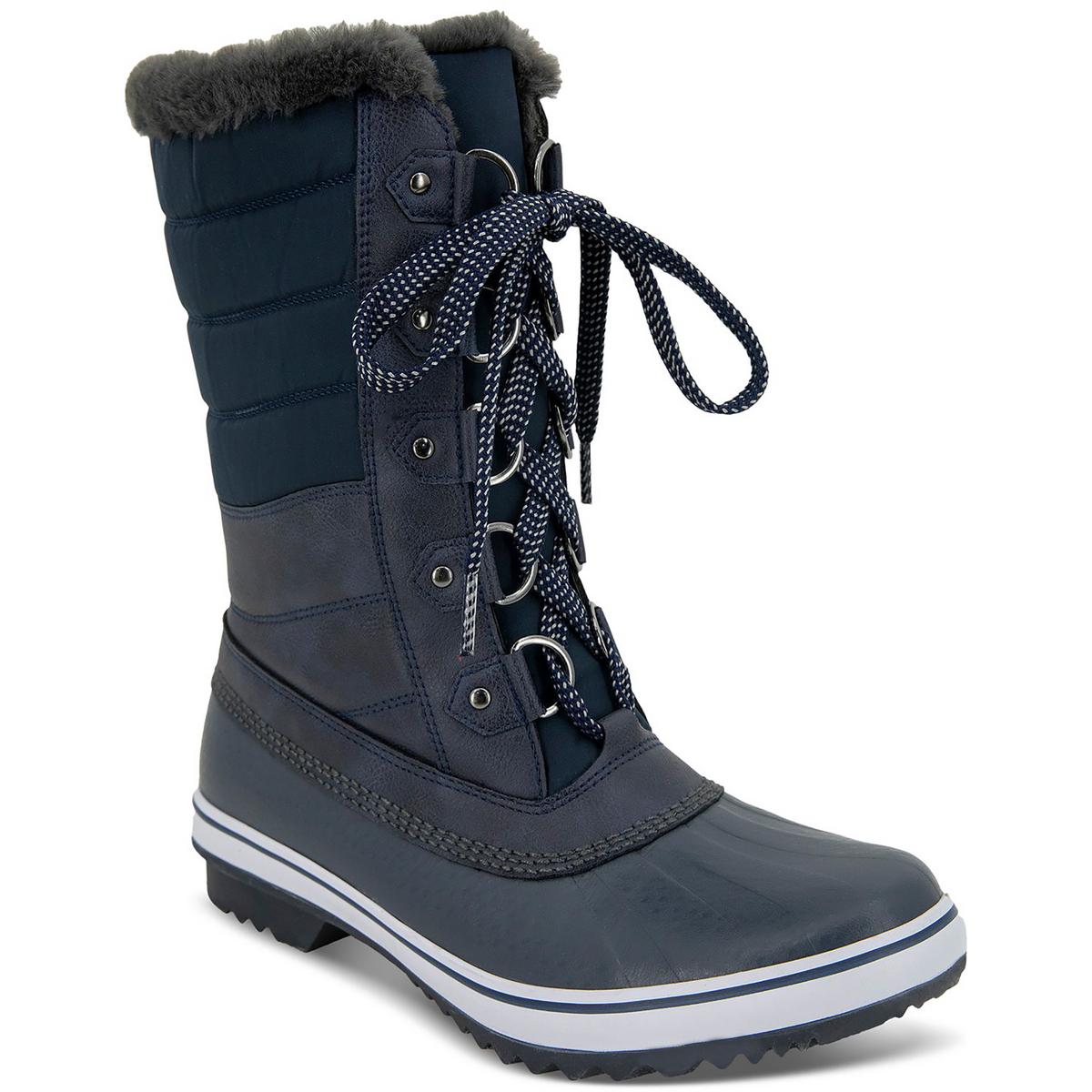 Siberia Faux Leather Faux Fur Winter & Snow Boots