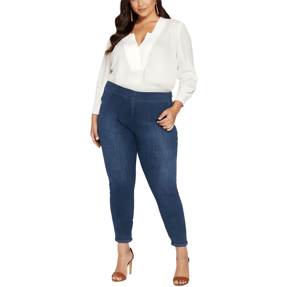 Tummy Slimming Denim Skinny Jeans