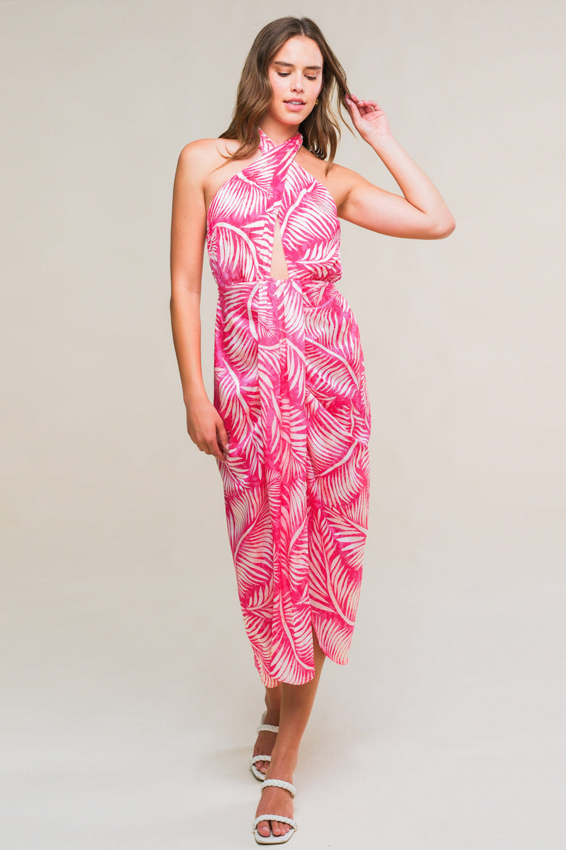 BREEZY WALKS MIDI DRESS