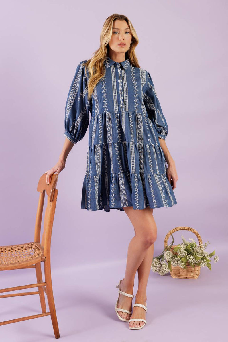 ENDLESS SUNSHINE WOVEN MINI DRESS