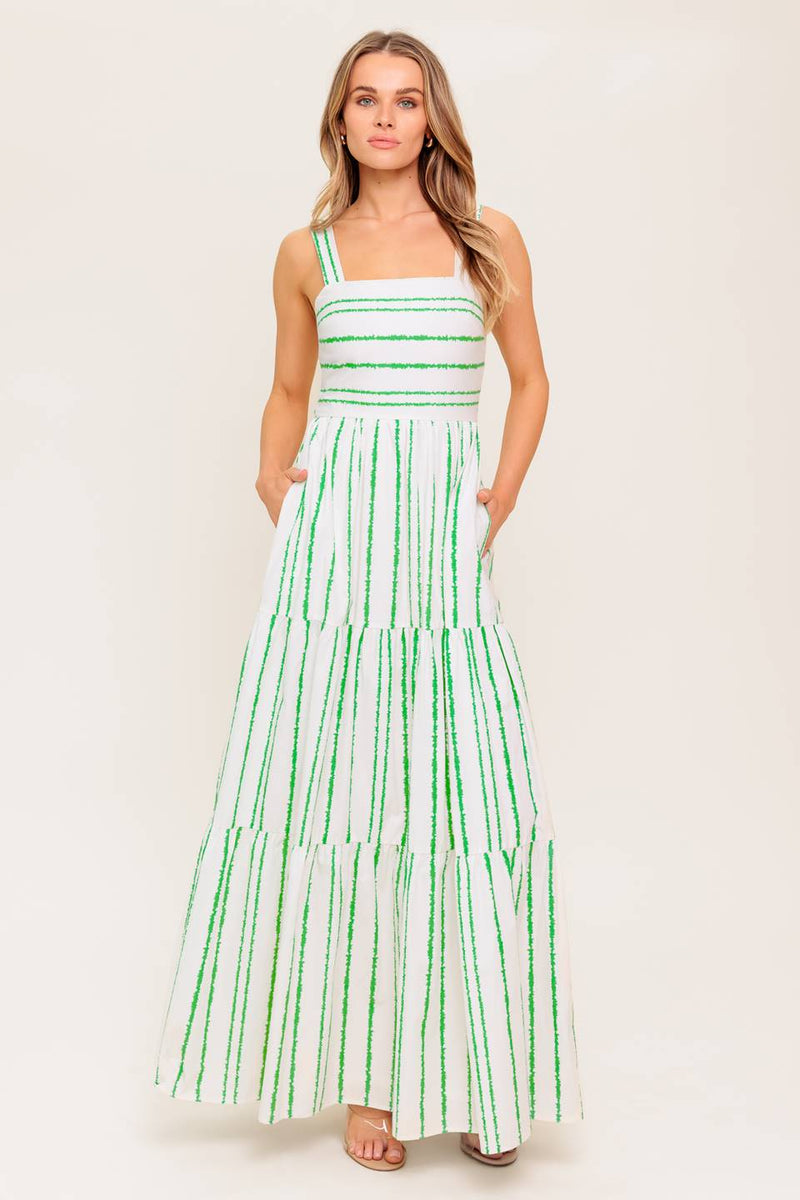 WILDFLOWER WALTZ WOVEN MAXI DRESS
