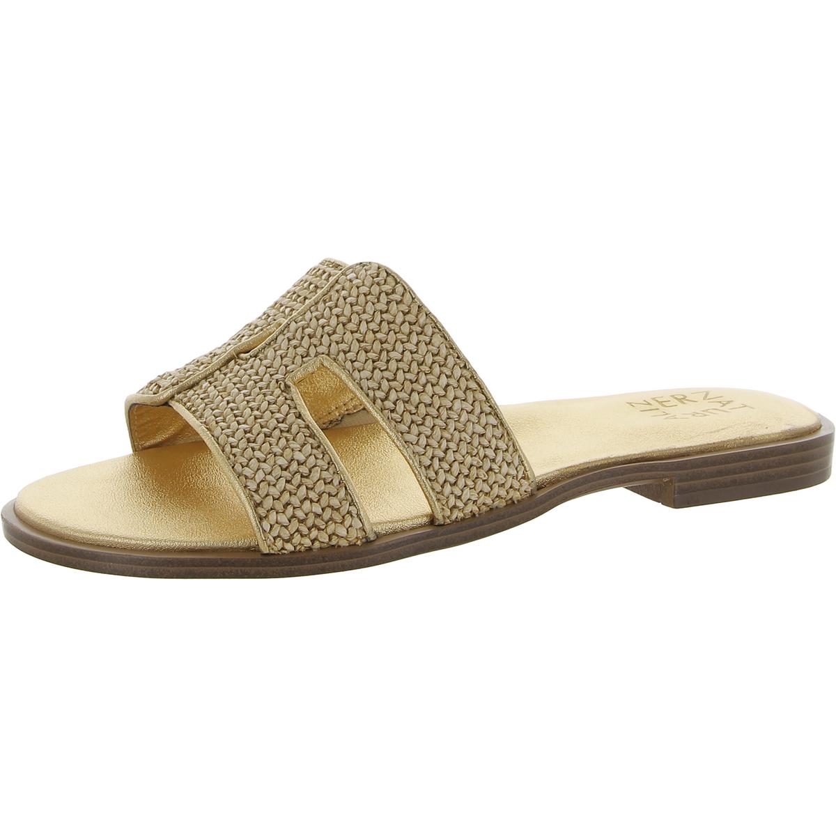Fame 2 Woven Metallic Slide Sandals