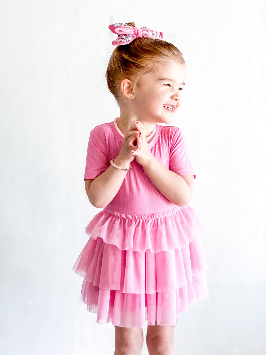 BUBBLEGUM RIB DREAM TUTU DRESS