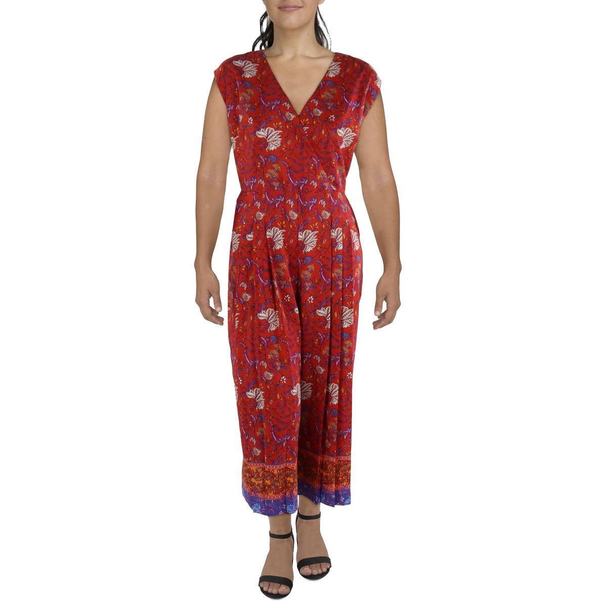 Plus Printed Jumpsuit