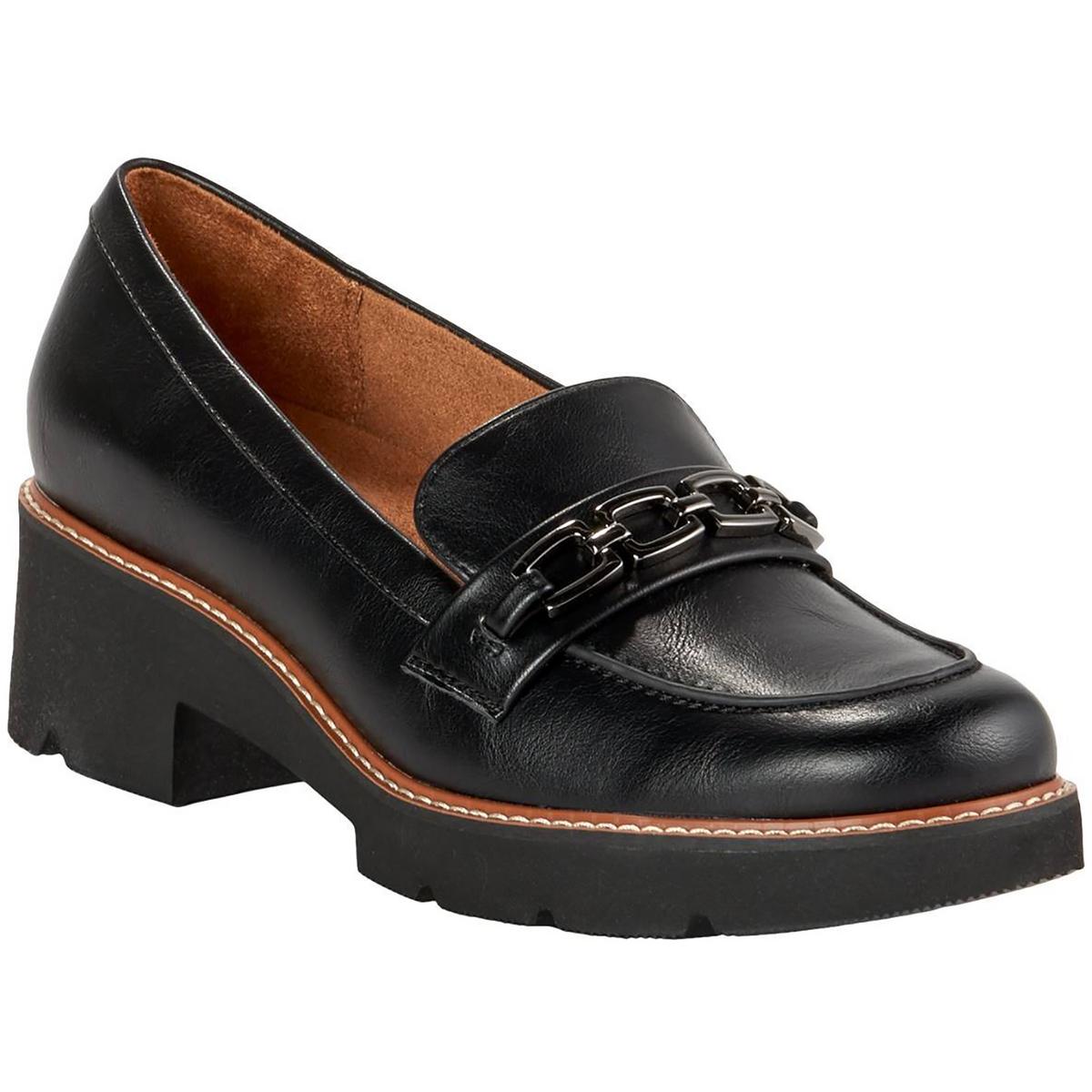 Cabana Patent Pebbled Loafer Heels