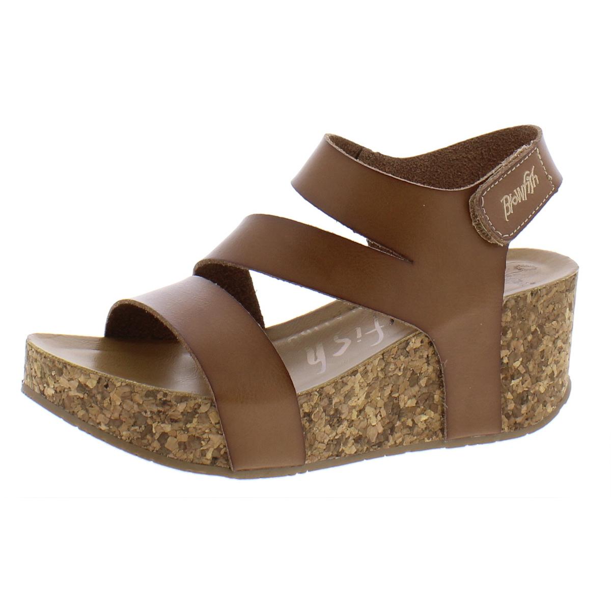 LeeLee Cork Strappy Heels