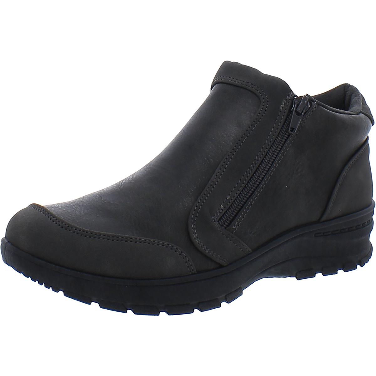 JOVI Double Zipper Ankle Boots
