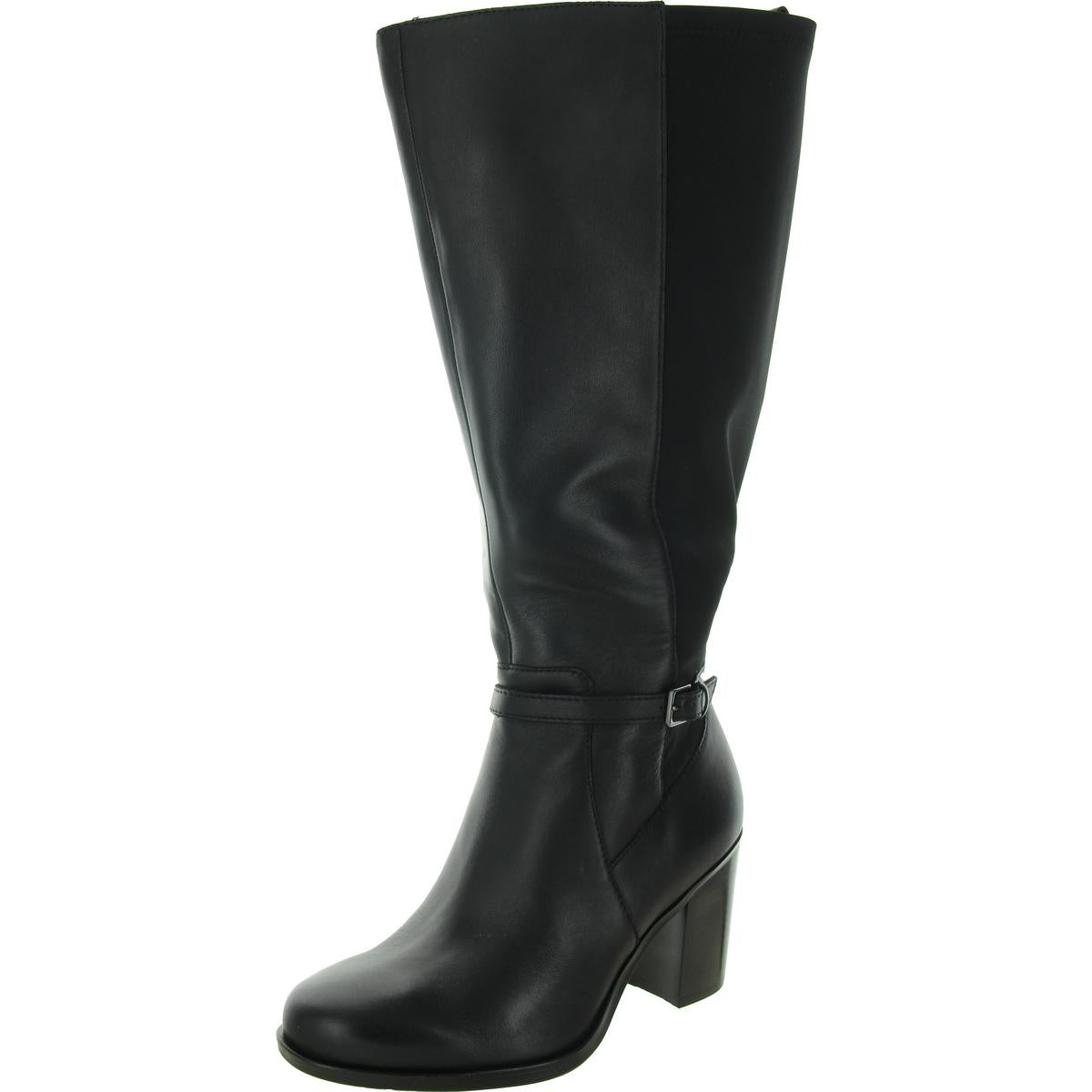 Kalina Extra Wide Calf Leather Knee-High Boots