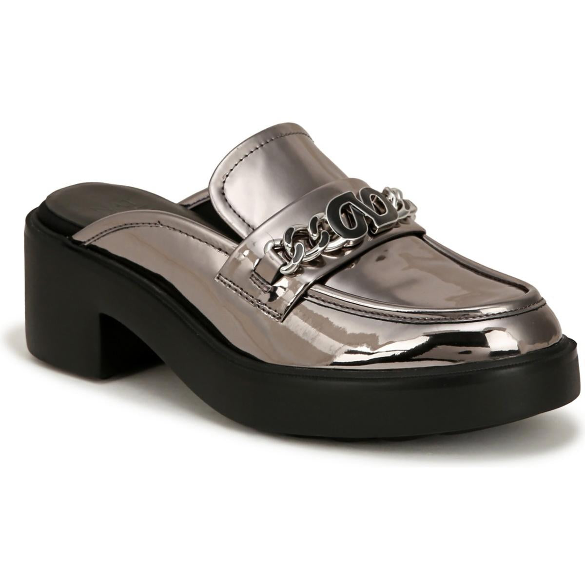 Ayden Chain Leather Mules