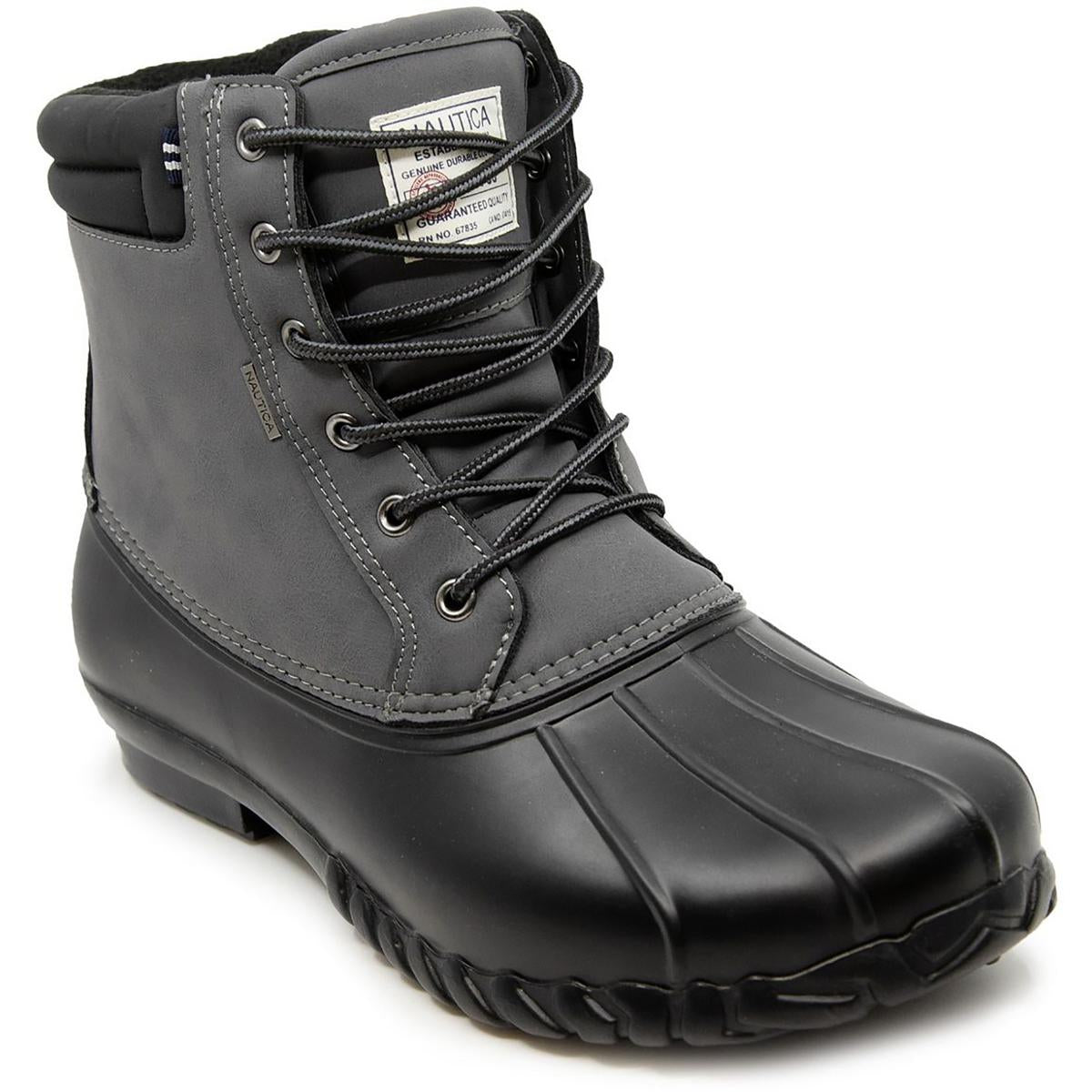 Channing Faux Leather Lace-Up Winter & Snow Boots