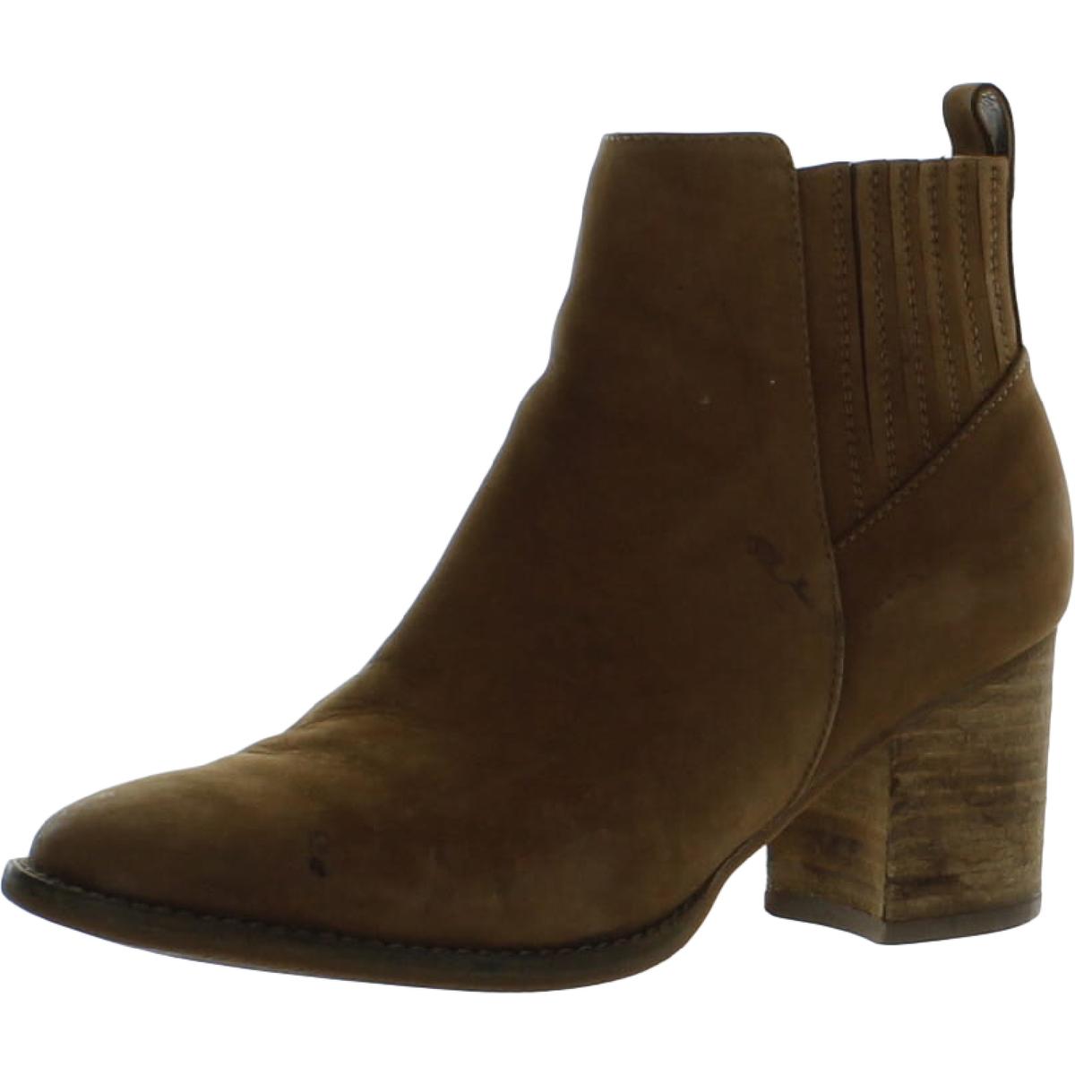 NOA Solid Suede Ankle Boots