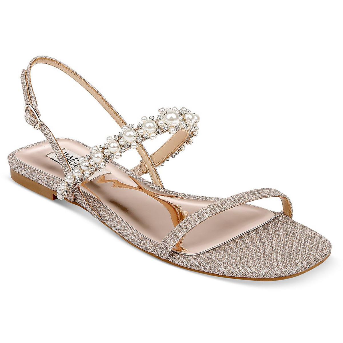 Natalee Metallic Slip On Slingbacks