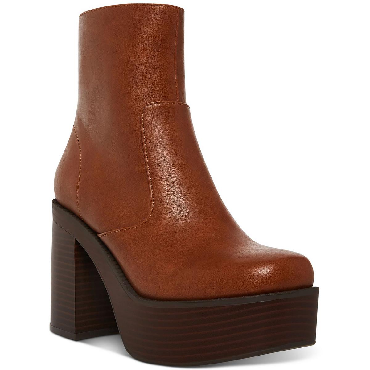 Grace Faux Leather Booties