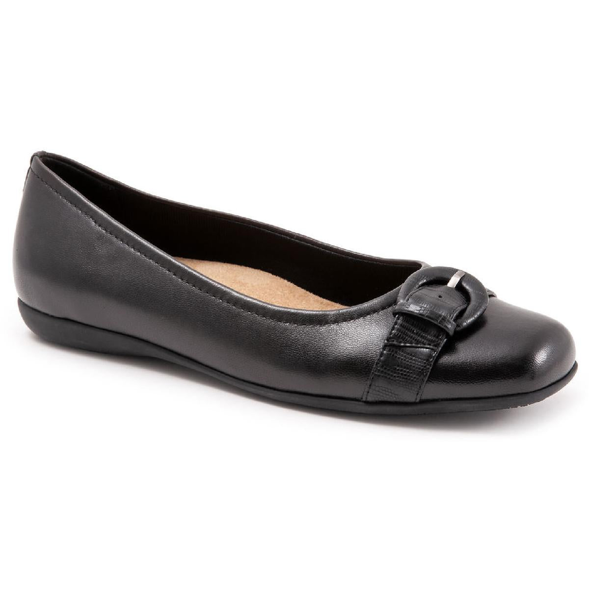 SYLVIA Leather Slip On Moccasins