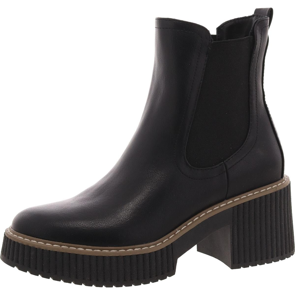 Darcel Faux Leather B Chelsea Boots