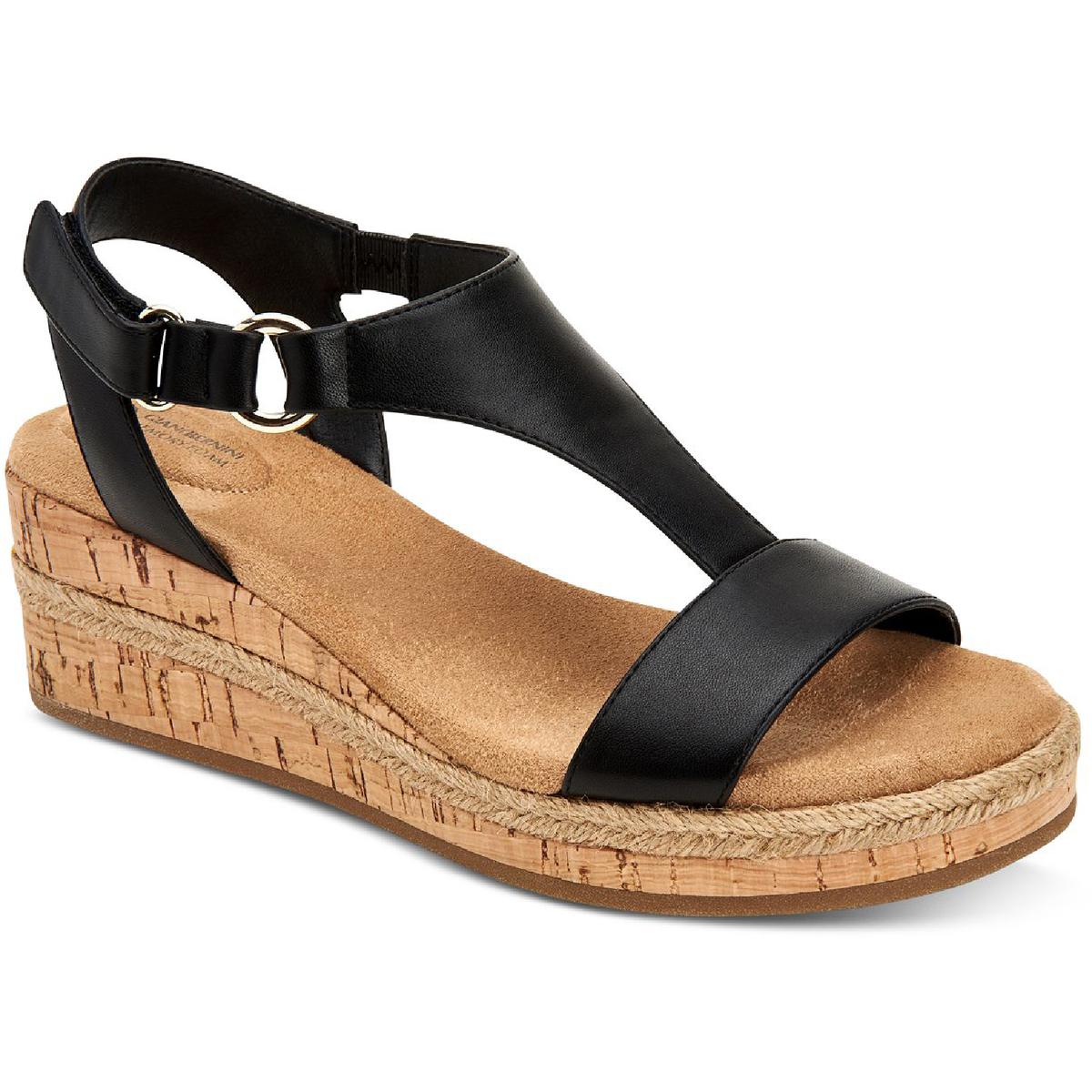 Terrii Faux Leather Cork Wedges