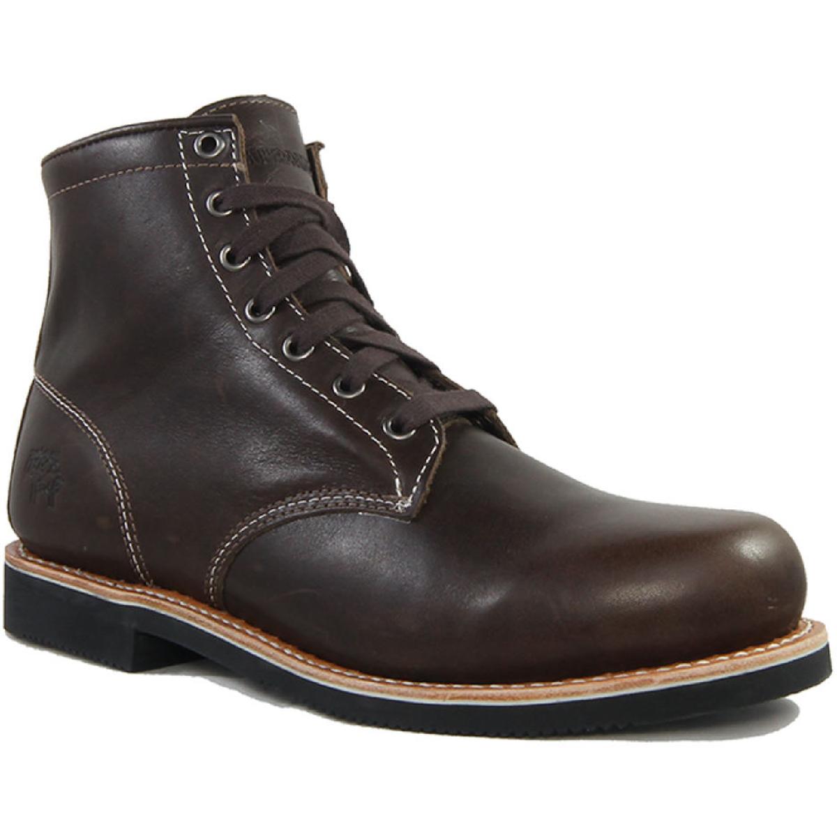 Gobi Desert Leather Steel Toe Ankle Boots